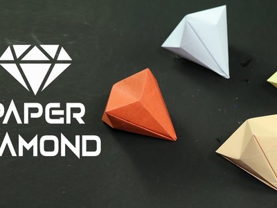 How to Make Lucky Paper Diamond: Simple DIY Tutorial to Make Origami Diamonds