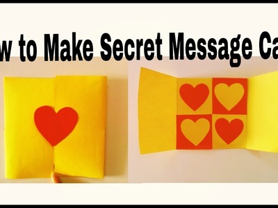 How to Make Secret Message Card | Valentine's Day Card | DIY