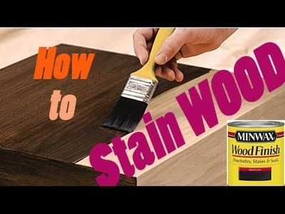 How To Stain Wood | AMAZING Results!! #diy #finish