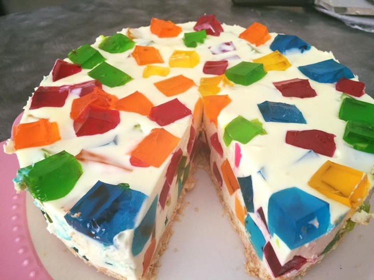 Jelly Cheesecake (No Bake )