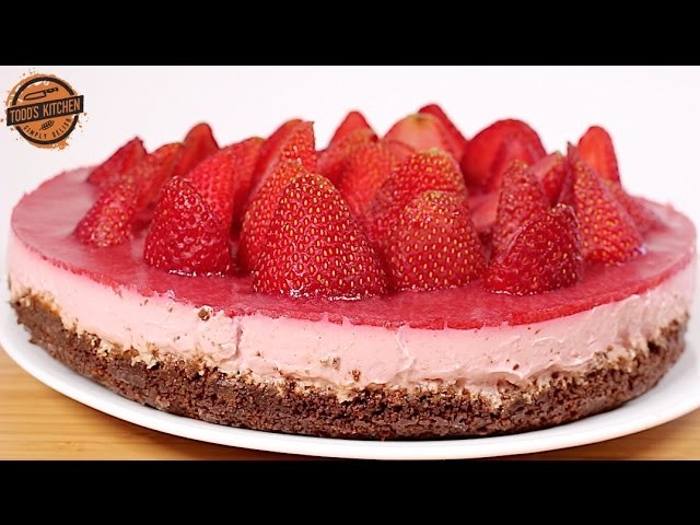 No Bake Strawberry Cheesecake recipe - How to make DIY