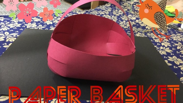 Paper Basket Craft Tutorial - Easy DIY