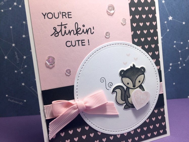 Stinkin' Cute Valentine's Day Card | Stellar Crafts by Pam