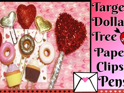 Target & Dollar Tree DIY~Planner.Paper Clips & Pens!!