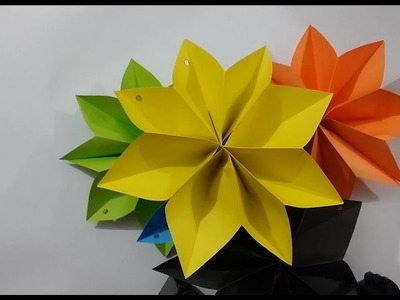 Zero budget home decoration idea - homemade paper craft