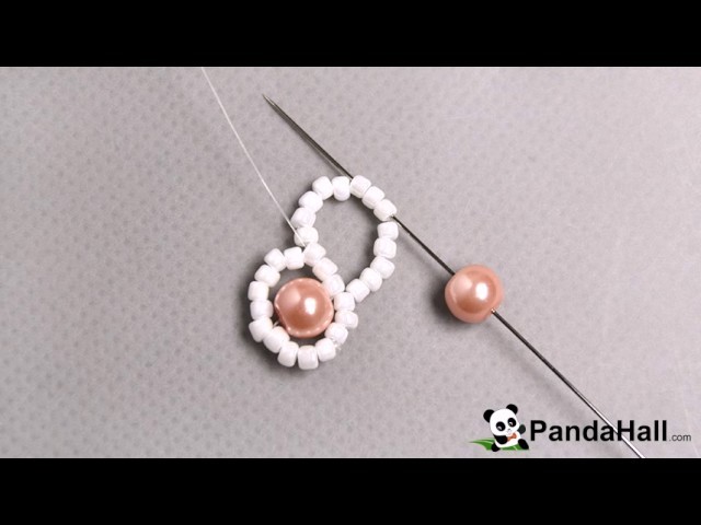 114  How Do You Make a Fresh Pink Pearl Beads Bracelet with White Seed Beads 1