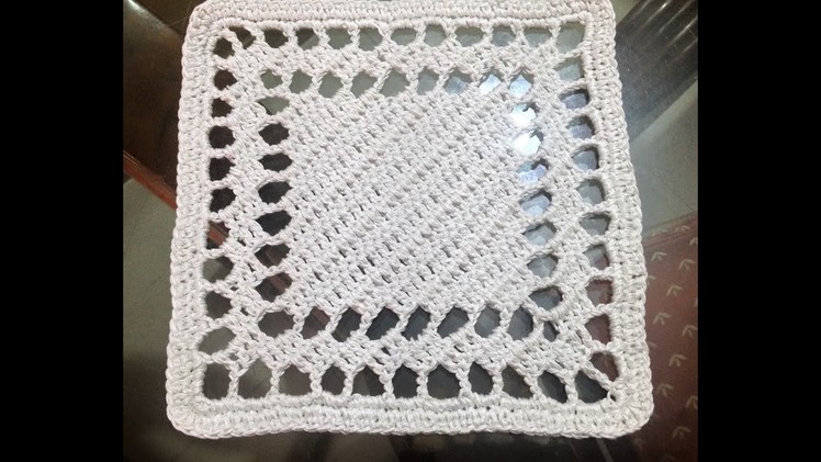 Crochet Diamond Square Motif Part 1