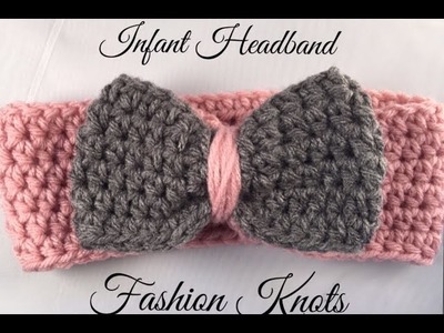 Crochet Infant Headband Tutorial