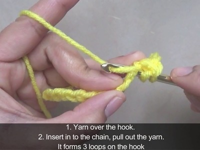 Crochet stitch in tamil with eng subtitle I Crochet for beginners in tamil I Crochet Tutorial - 2