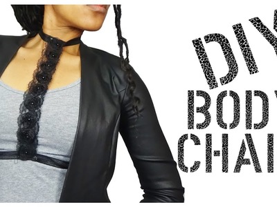 DIY Choker Body Chain | Quiana Unique