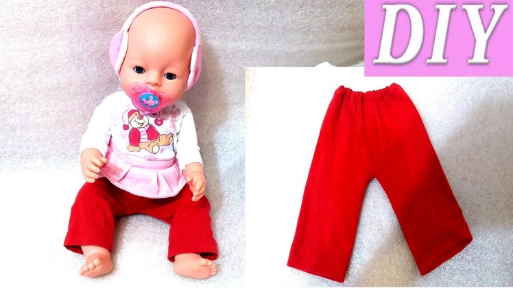 DIY how to make clothes for dolls (reborn dolls or baby born)