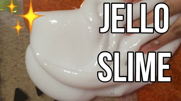 Diy: jiggly slime