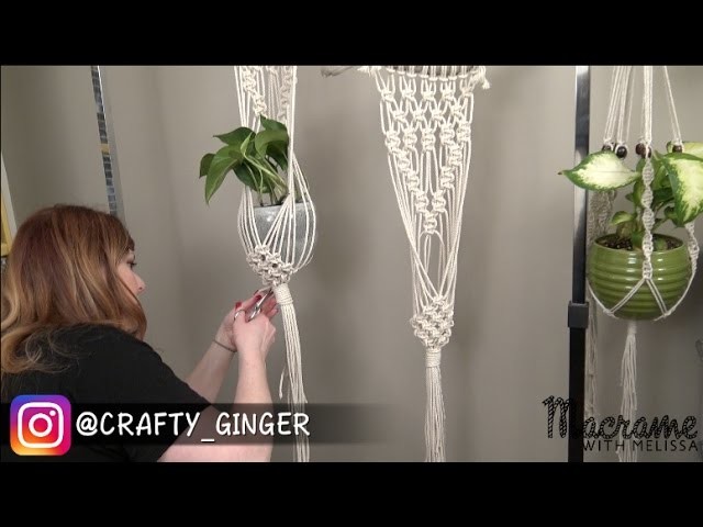 DIY Macrame Tutorial: Macrame Plant Hanger for Beginners #4 of 4