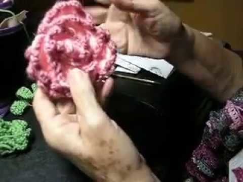 Flor Rosa sencilla a crochet Paso a paso.