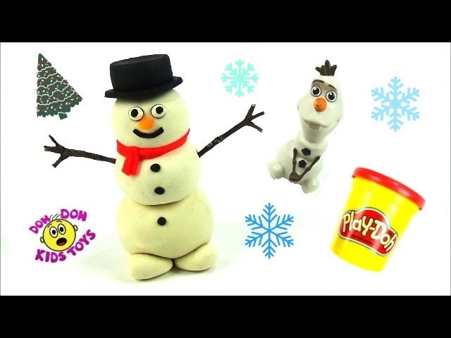 Have fun learning how to make a Play Doh Snow Man – Frosty the Snowman