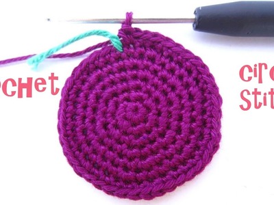 How to Crochet a circle for beginners step by step