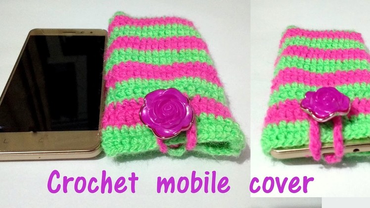 How to crochet a mobile phone cover | step by step tutorial