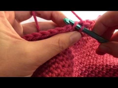 How to Crochet FLO (Front Loop Only)