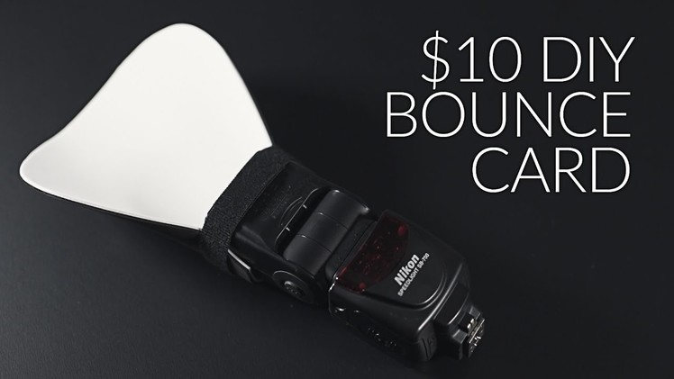 How to Make a $10 Bounce Card for your Flash or Speed light