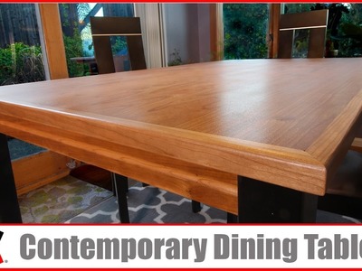 How to Make a Contemporary Dining Table | DIY Furniture