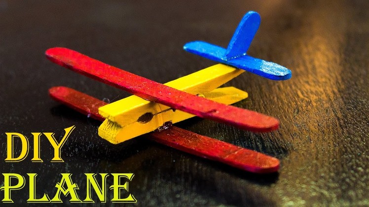 How to Make a Popsicle Stick Airplane