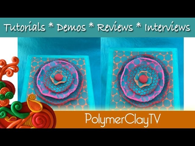 How to make a punchinella polymer clay flower