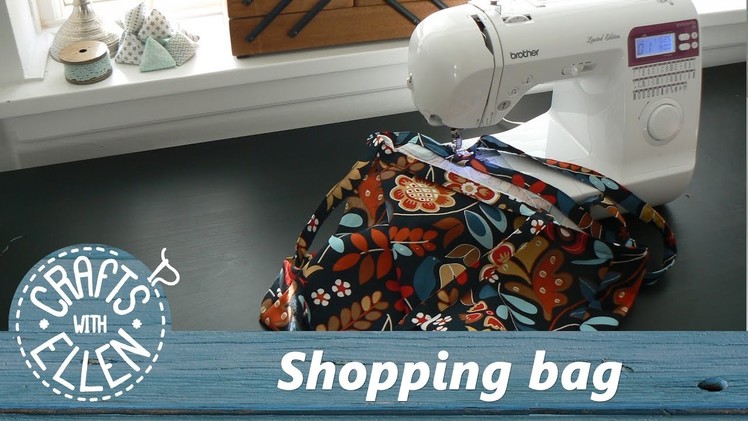 How to make a shopping bag | Sewing tutorial