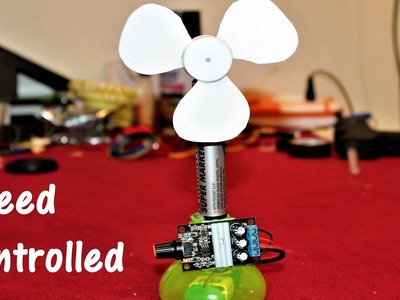 How to make a Speed Controlled Table Fan - DIY