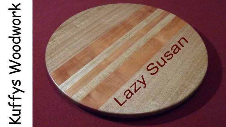 How to make a wooden lazy susan - woodworking project