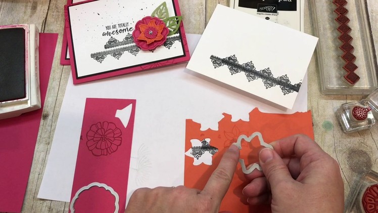How to make an AWESOME Falling Flowers Card!