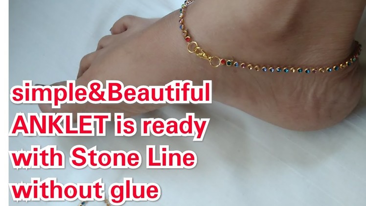 How to make anklet at home |By House of fashion