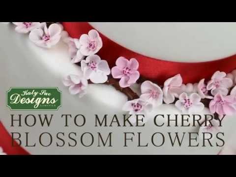 How To Make Cherry Blossom Flowers For Cakes