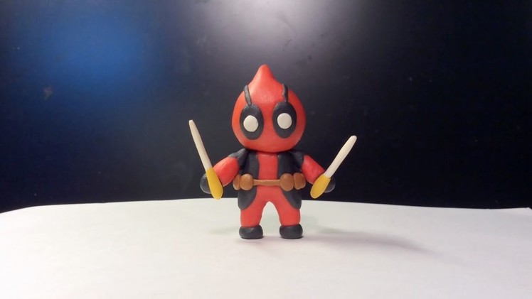 How To Make Deadpool With Play Doh - Deadpool Clay Tutorial