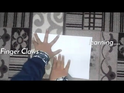 How to make:Origami Claws