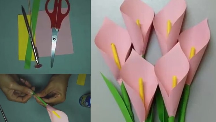 How To Make Paper Flowers - Very Easy - Youtube-Hd