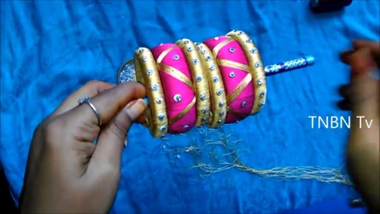 How to make silk thread bangles at home,indian silk thread bangles,silk thread bangles new designs