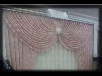 How to make swags and tails curtains(heart swag)