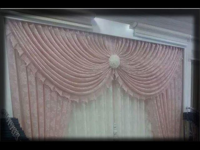 How to make swags and tails curtains(heart swag)