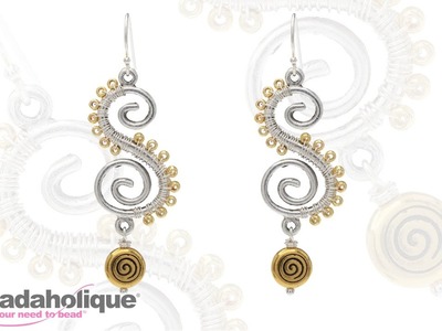 How to Make the Serpentine Spiral Earrings
