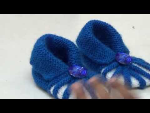 How to make woolen baby shoes