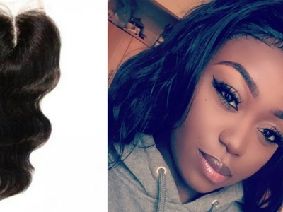 How To: Make Your Lace Closure Look Like A Frontal ft AnnaBelle Hair (Aliexpress)