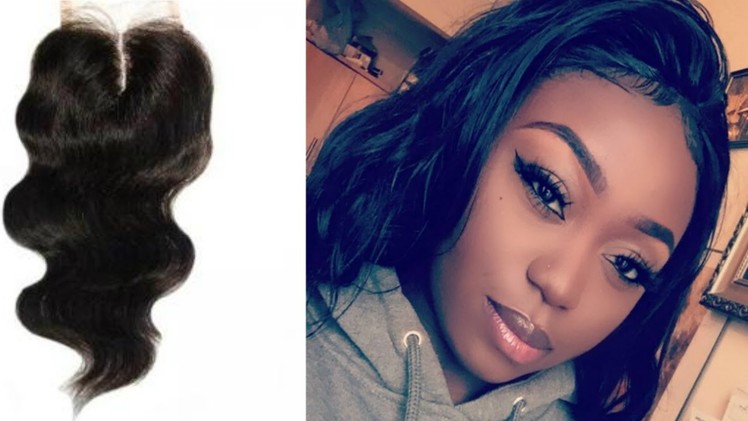 How To: Make Your Lace Closure Look Like A Frontal ft AnnaBelle Hair (Aliexpress)