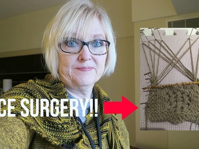 Knit Style-Vogue Knitting Live Vlogs--Lace Surgery