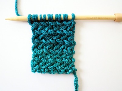 Left Hand How To Knit the Herringbone Stitch