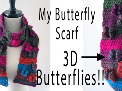 Left Hand My Butterfly Scarf Crochet Tutorial