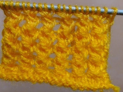 Three Lace Stitch Knitting Design Pattern for Baby or Kids or Gents or Ladies in Hindi