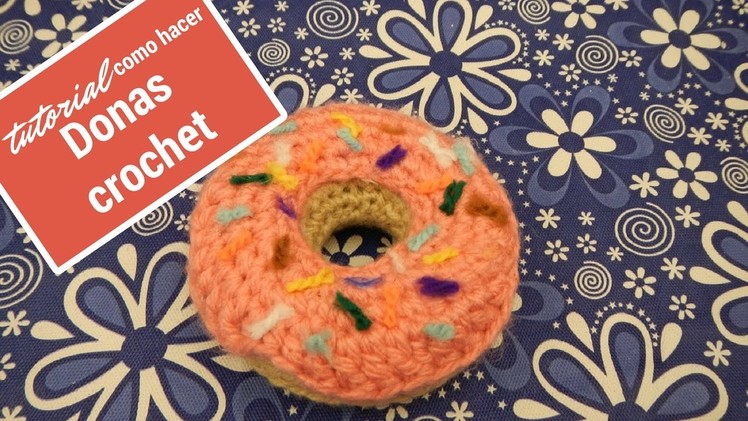 Tutorial Donut Crochet