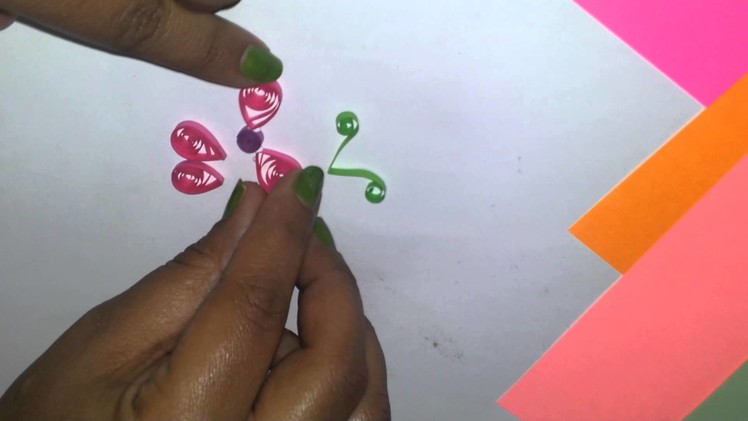 17.How to make a Quilling Butterfly Part 1