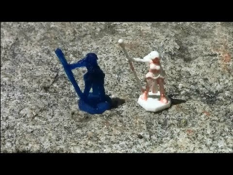 3D printed miniature Two Part Molding With ComposiMold