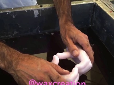 AMAZING !! How to make wax hands heart ,hand wax making art is unique art ,hands  made from wax